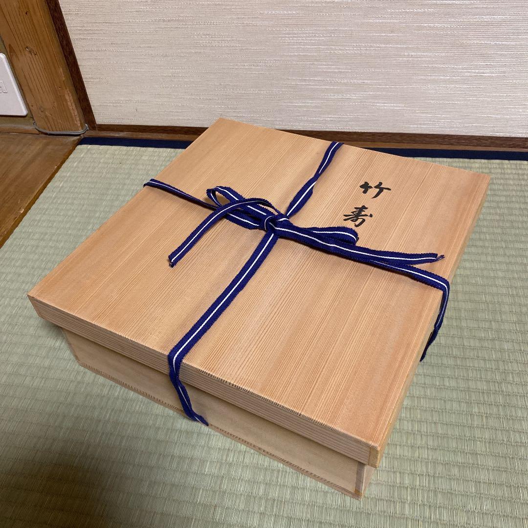 [茶道具] 竹寿棚　(共箱) ○