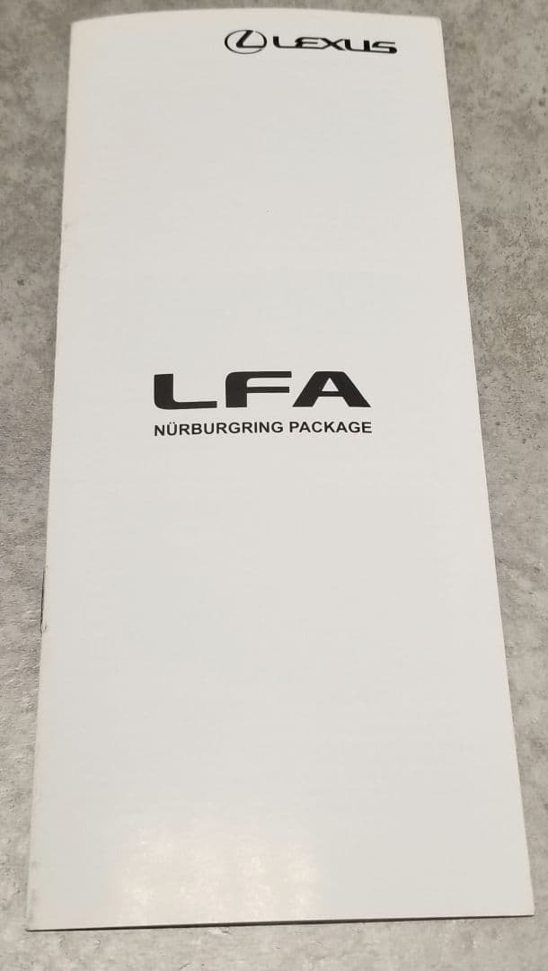 【新品未使用】1/18 オートアート レクサス LFA ニュルブルクリンクP