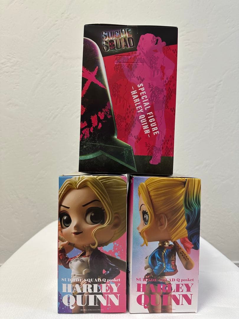 Qposketスーサイド・スクワッド ハーレイ・クイン フィギュア　3体セット