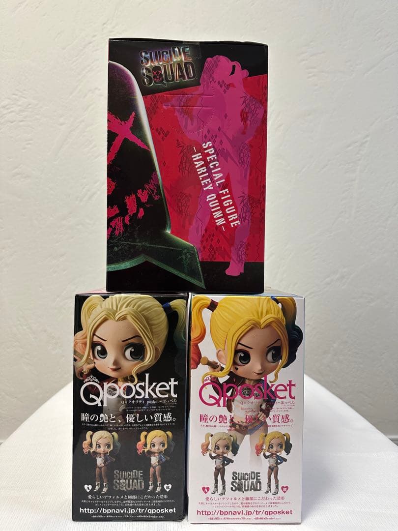 Qposketスーサイド・スクワッド ハーレイ・クイン フィギュア　3体セット