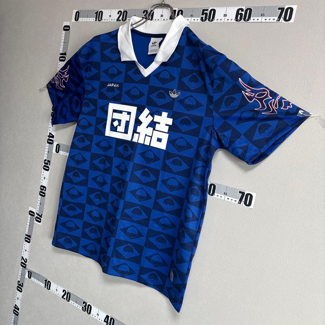 団結 炎 ファイアーadidas アディダス ユニフォーム ゲームシャツ XO