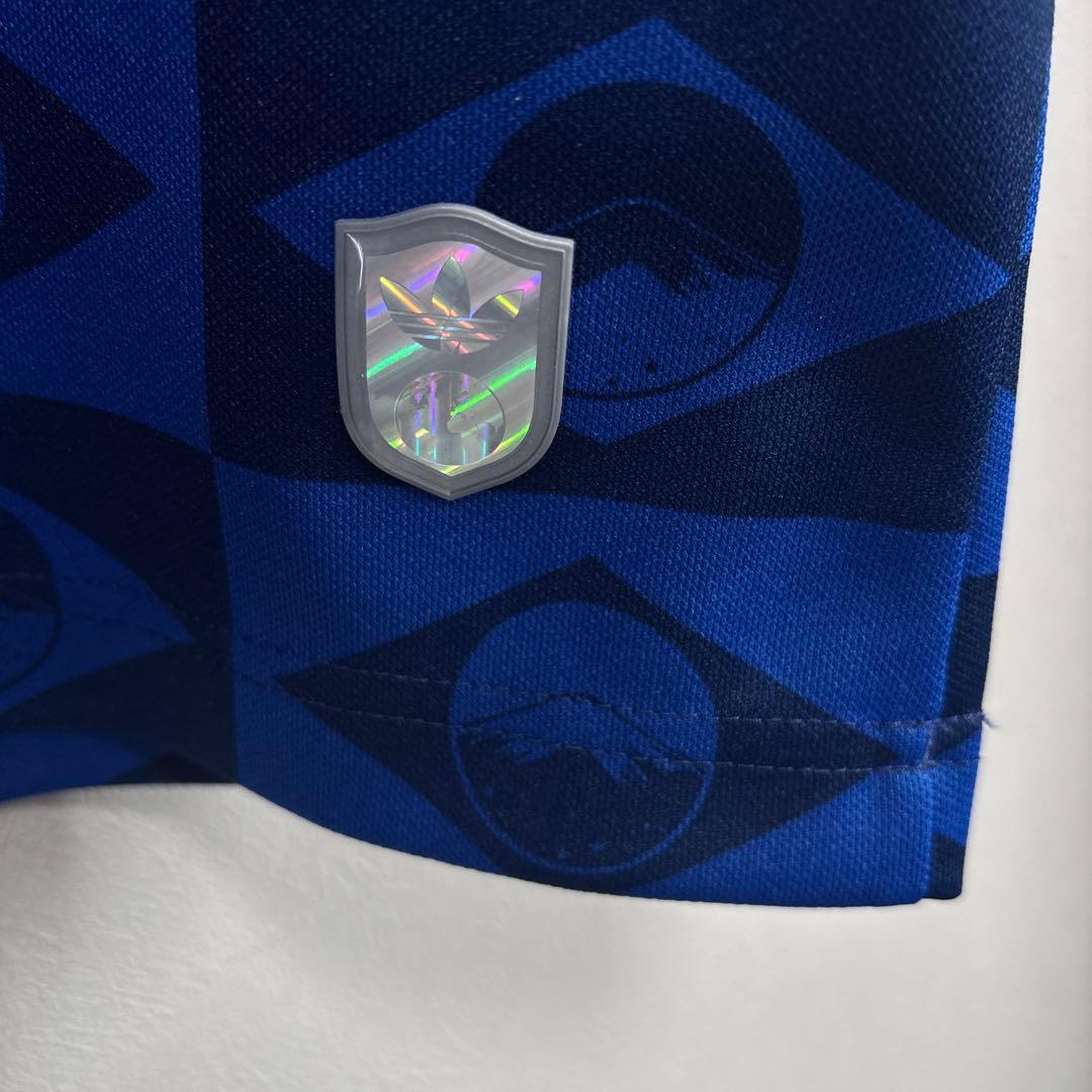 団結 炎 ファイアーadidas アディダス ユニフォーム ゲームシャツ XO