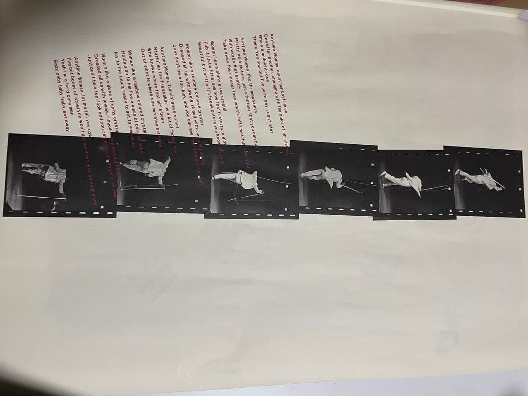 矢沢永吉 Anytime Woman　1992年 ポスター ツアーパンフB2