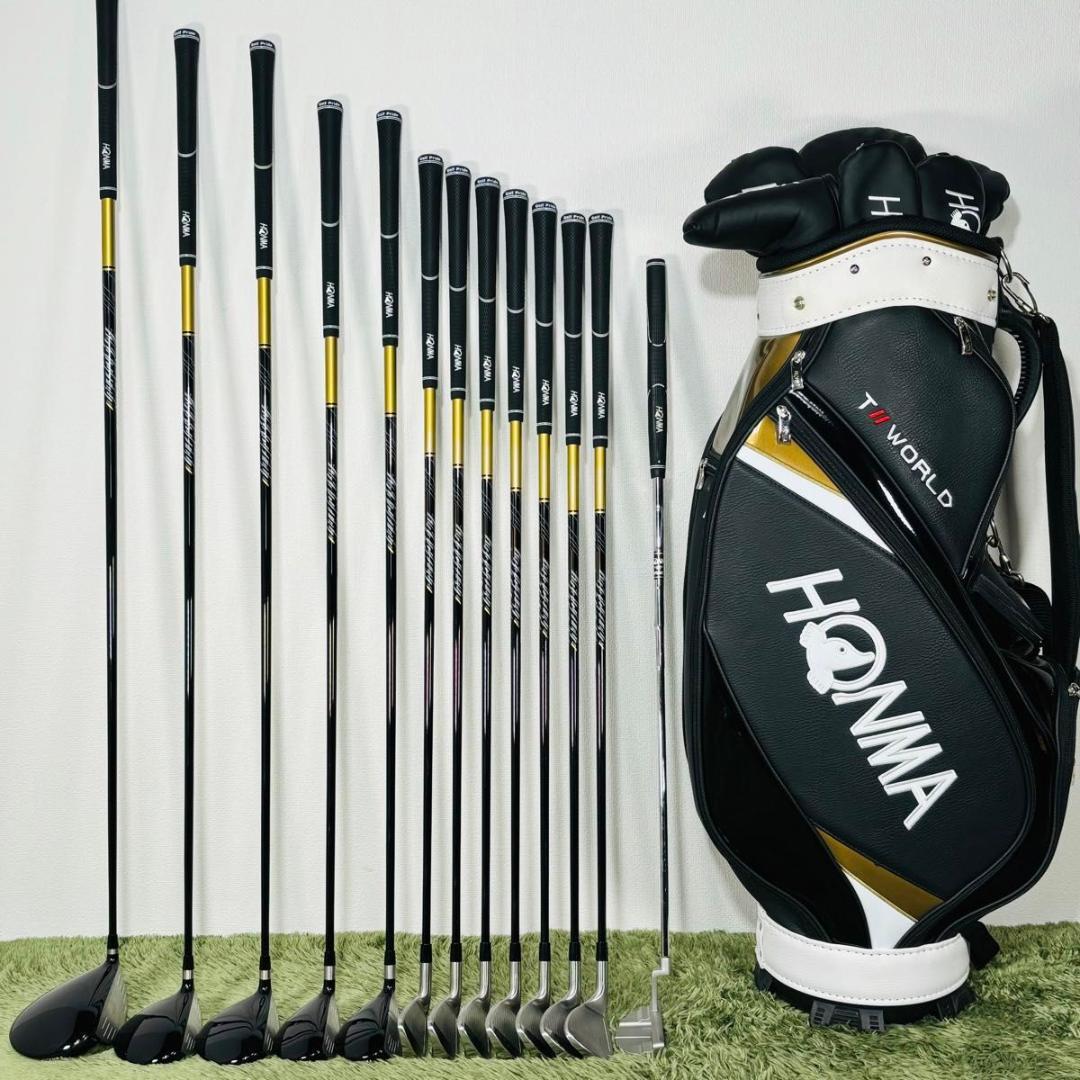 ホンマ ツアーワールドゼロ 13本セット メンズゴルフ 初心者 入門 人気モデル