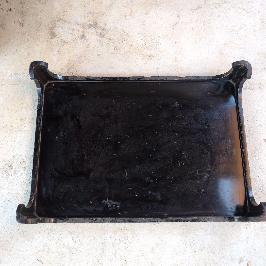 【骨董品】大きめ蒔絵折敷4枚