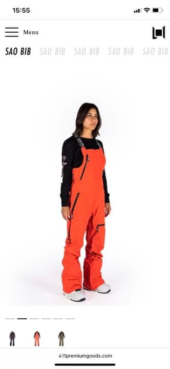 21-22 L1 SAO BIB PNT ビブパンツ