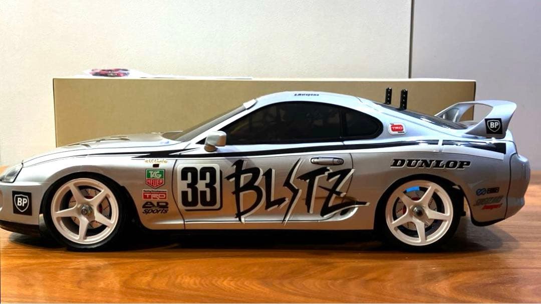 電飾付き タミヤ SP.1291 トヨタ 80スープラ スペアボディ