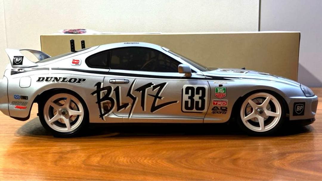 電飾付き タミヤ SP.1291 トヨタ 80スープラ スペアボディ