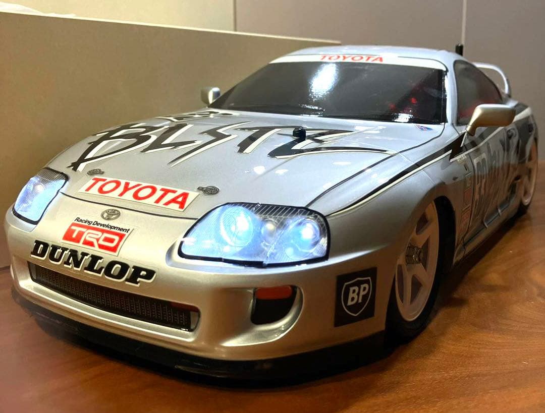 電飾付き タミヤ SP.1291 トヨタ 80スープラ スペアボディ