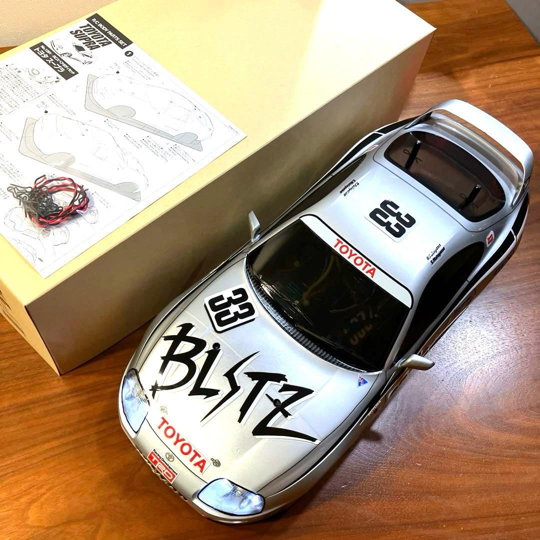 電飾付き タミヤ SP.1291 トヨタ 80スープラ スペアボディ