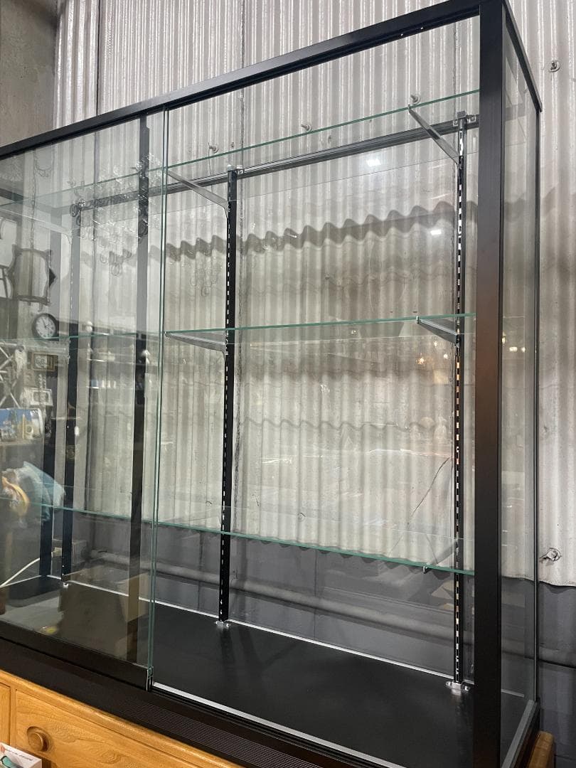 【引き取り限定②】ガラス棚 / ショーケース｜店舗ディスプレイ　店舗什器ケビント