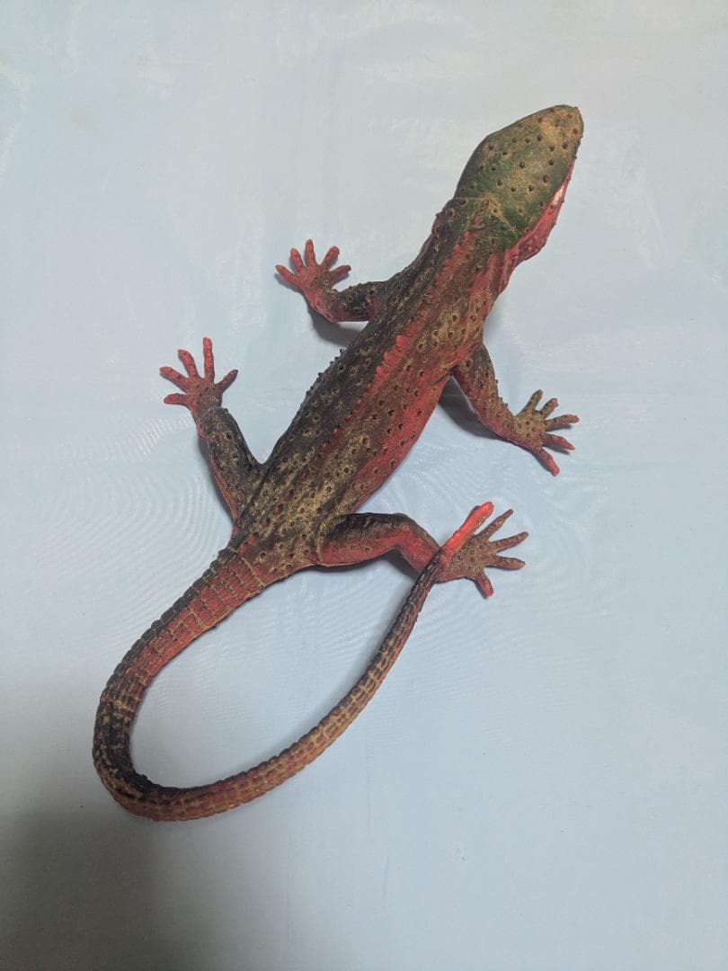 トカゲ プラスチック フィギュア シマテン