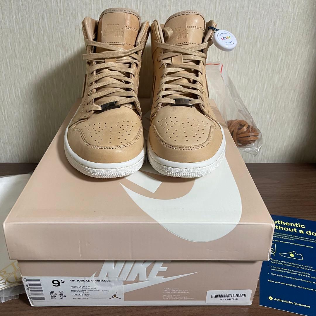 新品 AIR JORDAN 1 PINNACLE バケッタタン 27.5cm