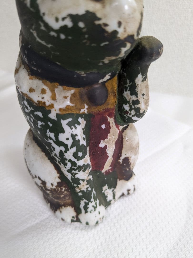 古いまねき猫 置物 アンティーク ヴィンテージ 古民家 骨董品