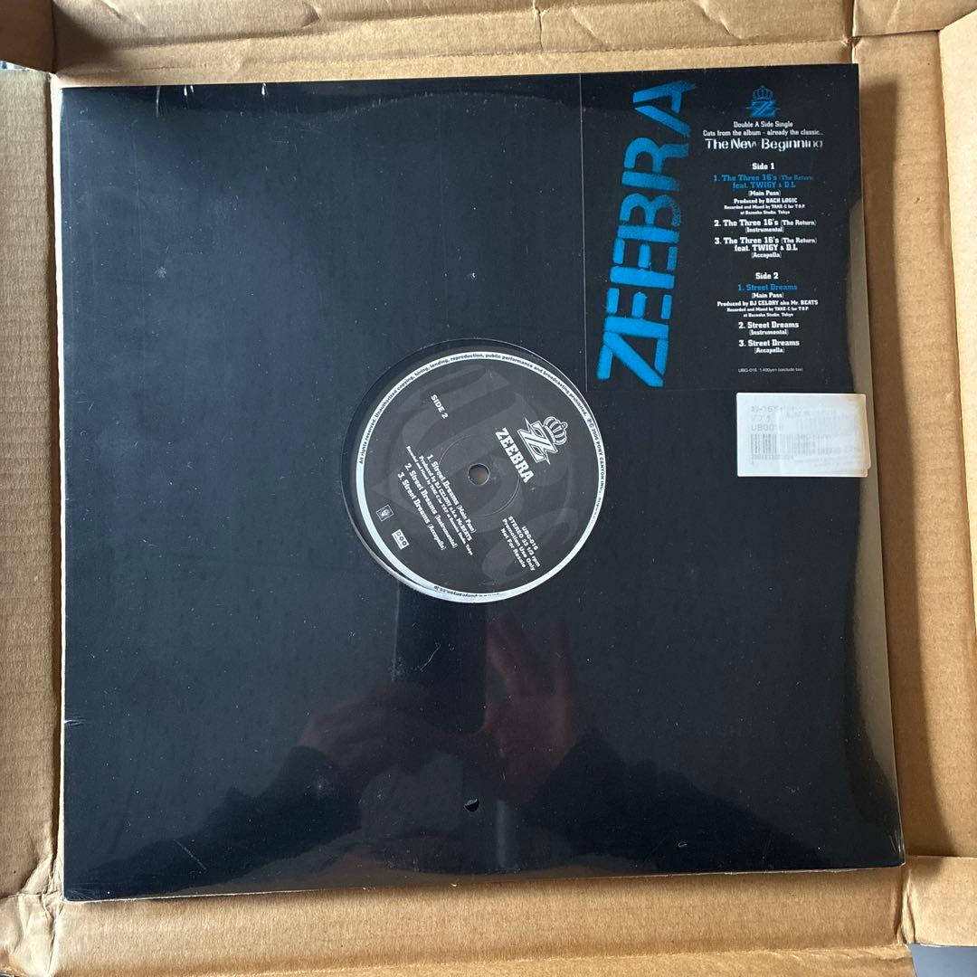 ZEEBRA Street Dreams レコード　未開封　日本語ラップ