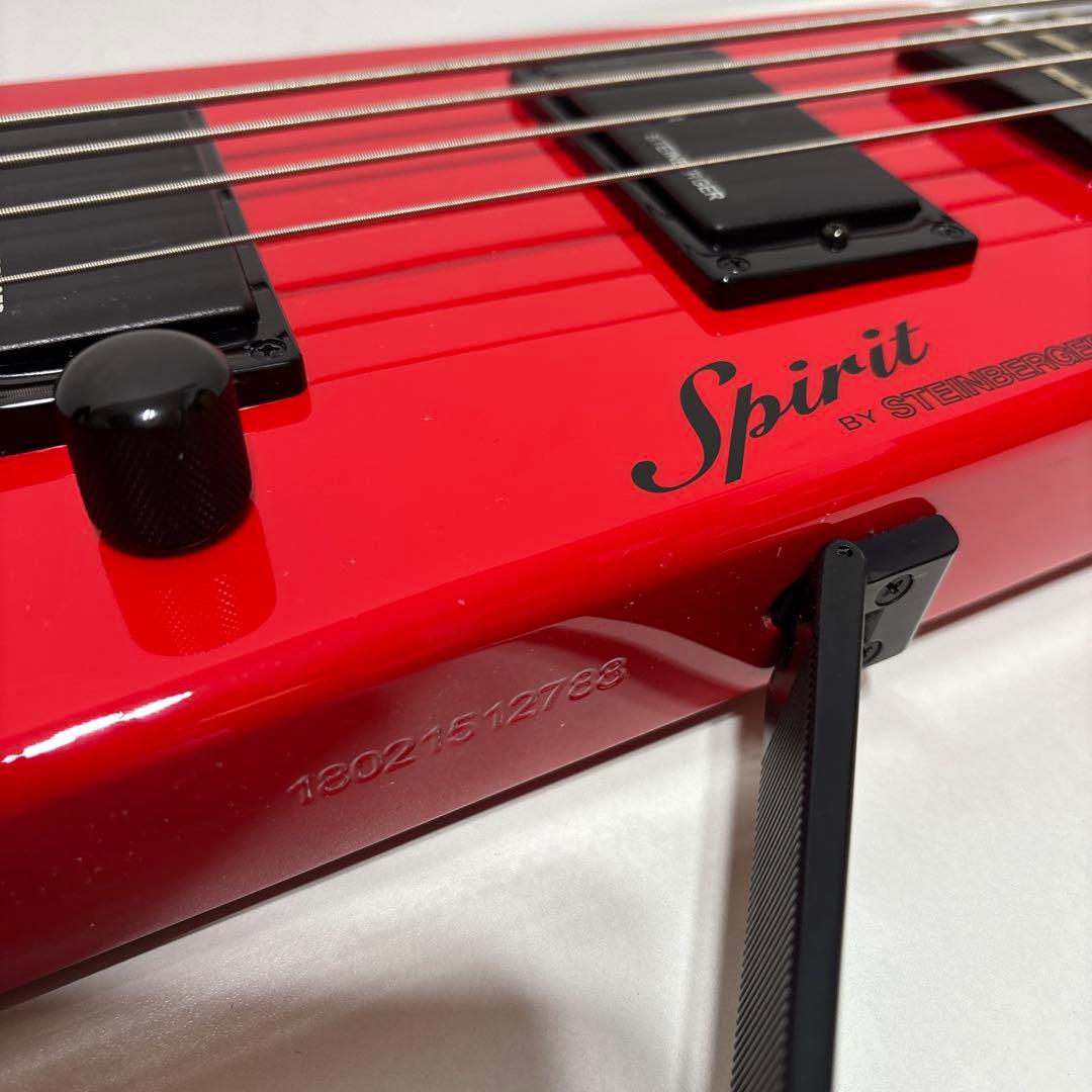 Steinberger Spirit 4弦エレキベース レッド
