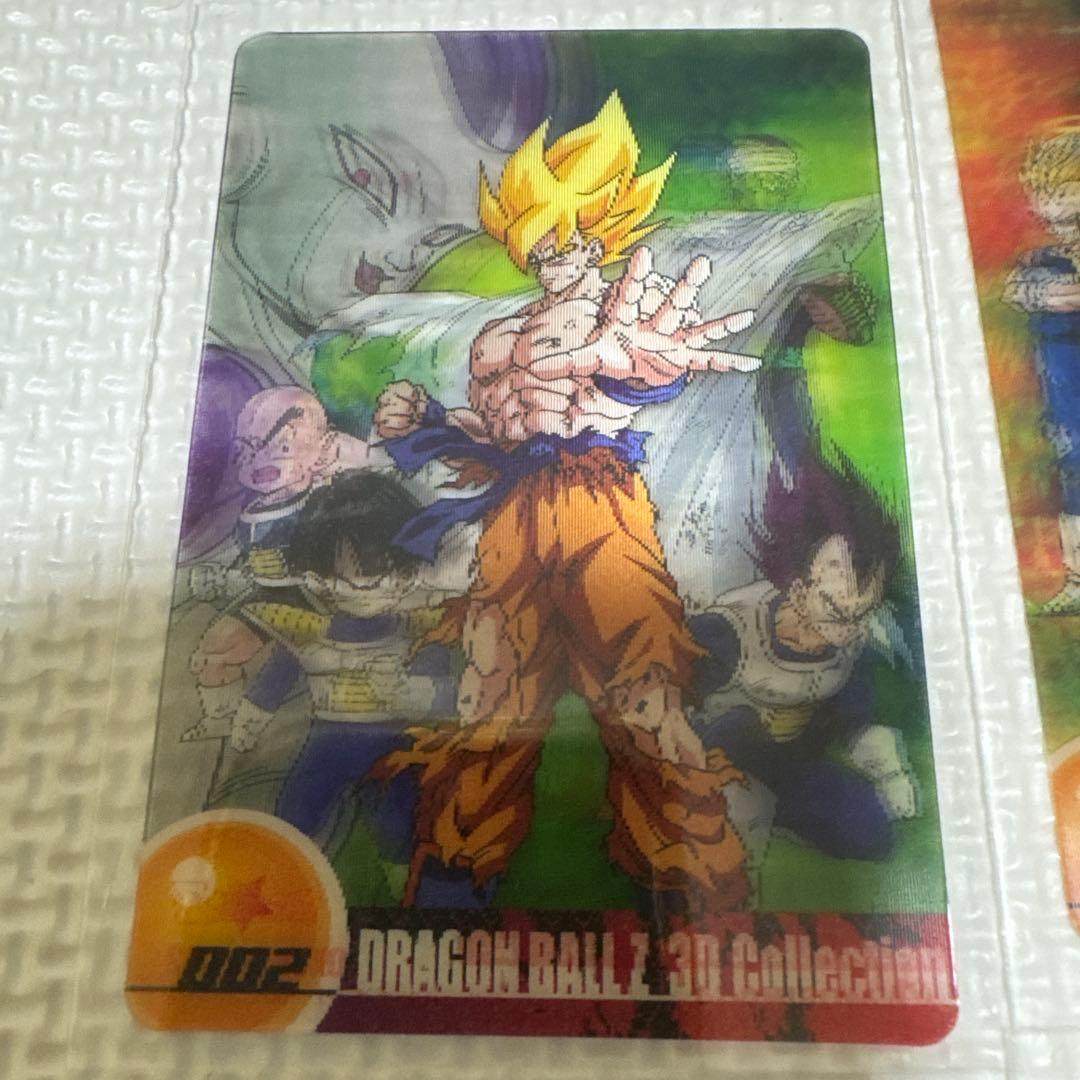【レア美品】ドラゴンボールZ 森永　ウエハース　3Dコレクション 7枚セット