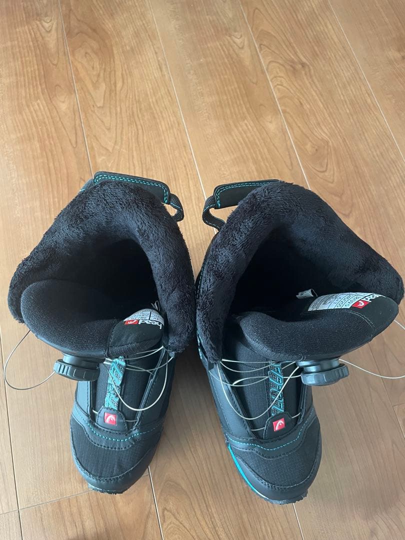 美品 スノーボードブーツhead JR BOA 24.5/25.5cm ジュニア