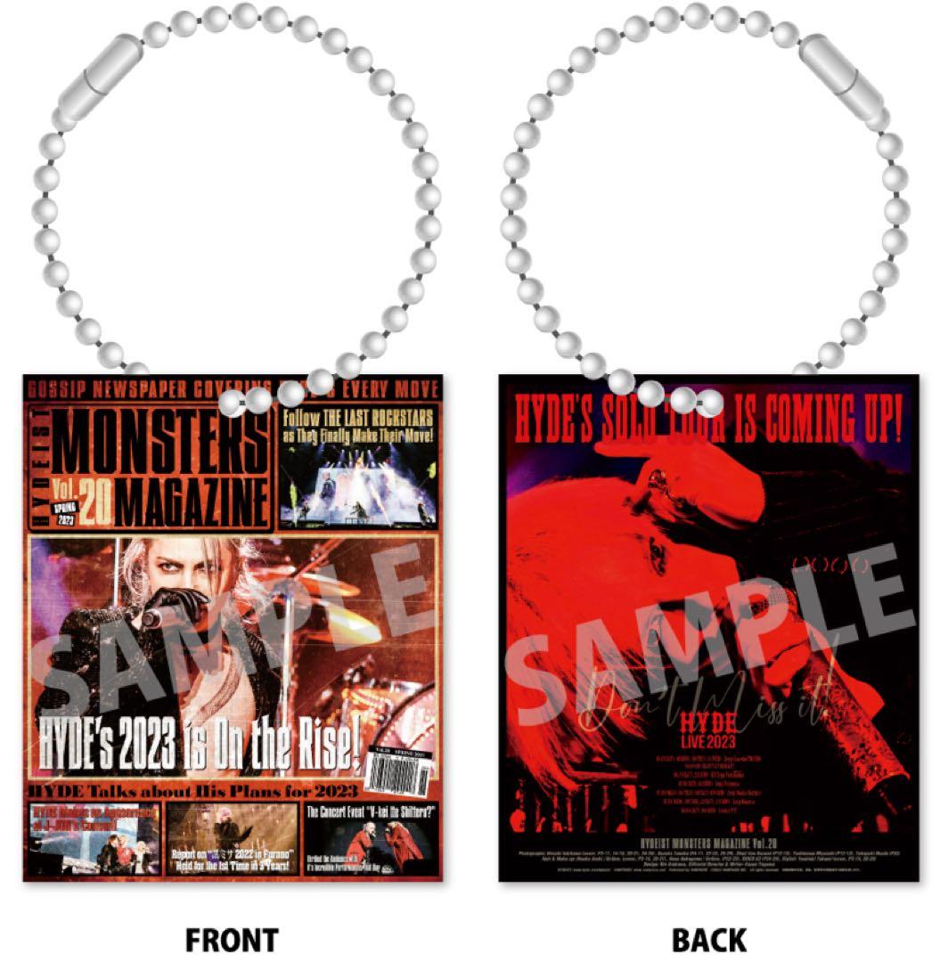 HYDE 会報　アクリルキーホルダー　全10種　コンプリートセット