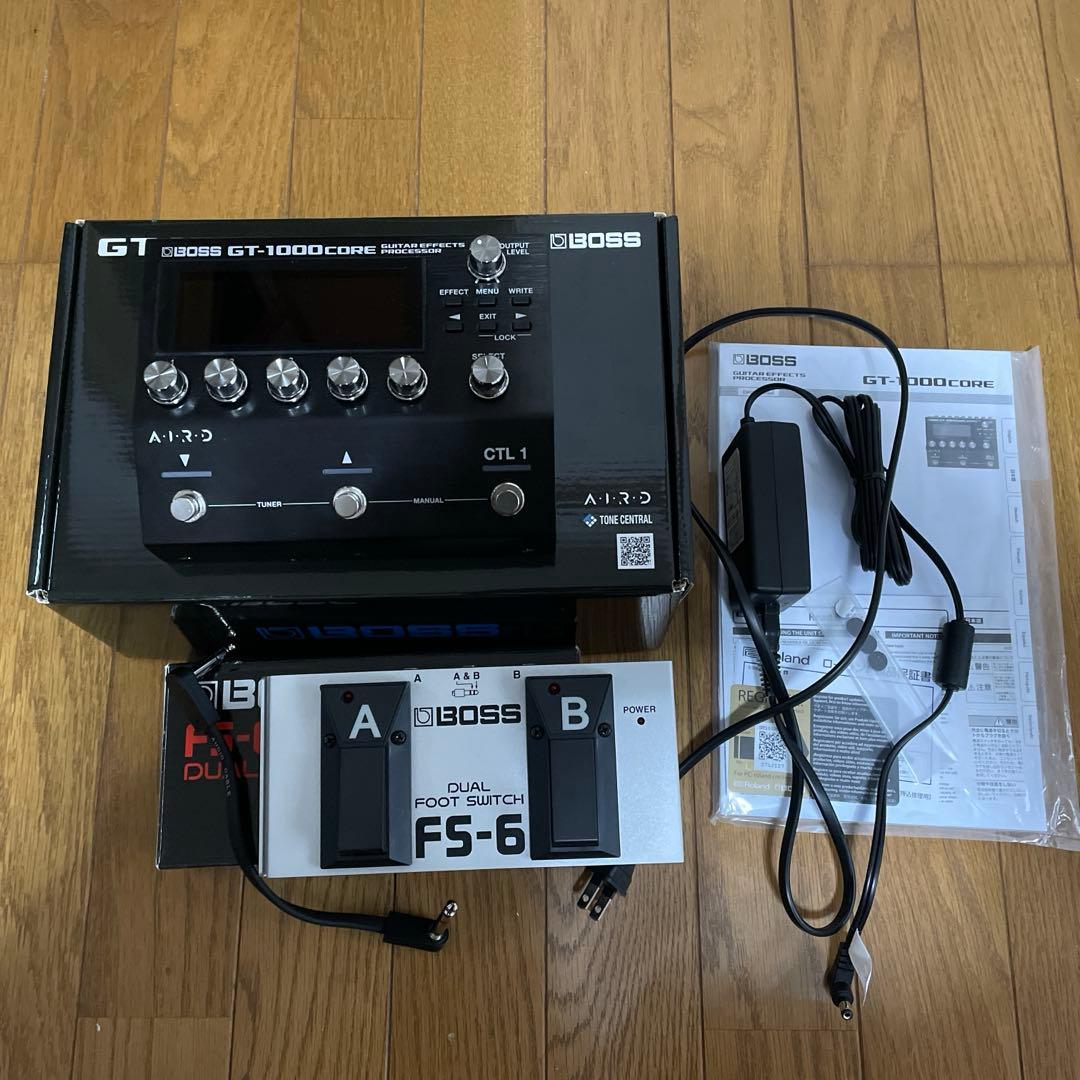 BOSS GT-1000CORE と BOSS FS-6 セット