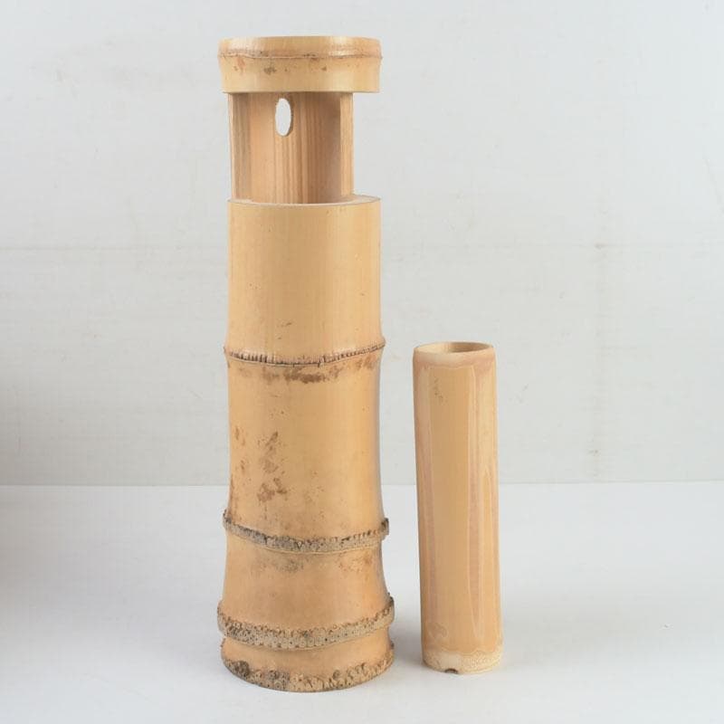 あきら　茶道具　影林宗篤作　升花入　銘千年翠　小林太玄極め箱　V　9694