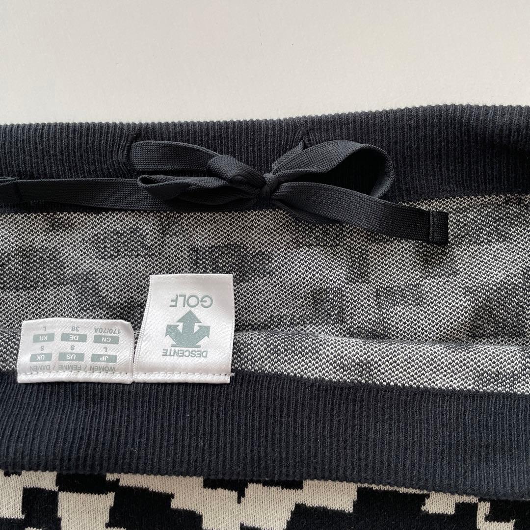 デサント　レディース　ゴルフ　スカート　ブラック