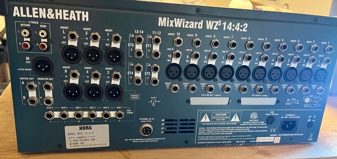 配信機器・PA機器・レコーディング機器 ALLEN&HEATH MixWizard WZ3 14:4:2