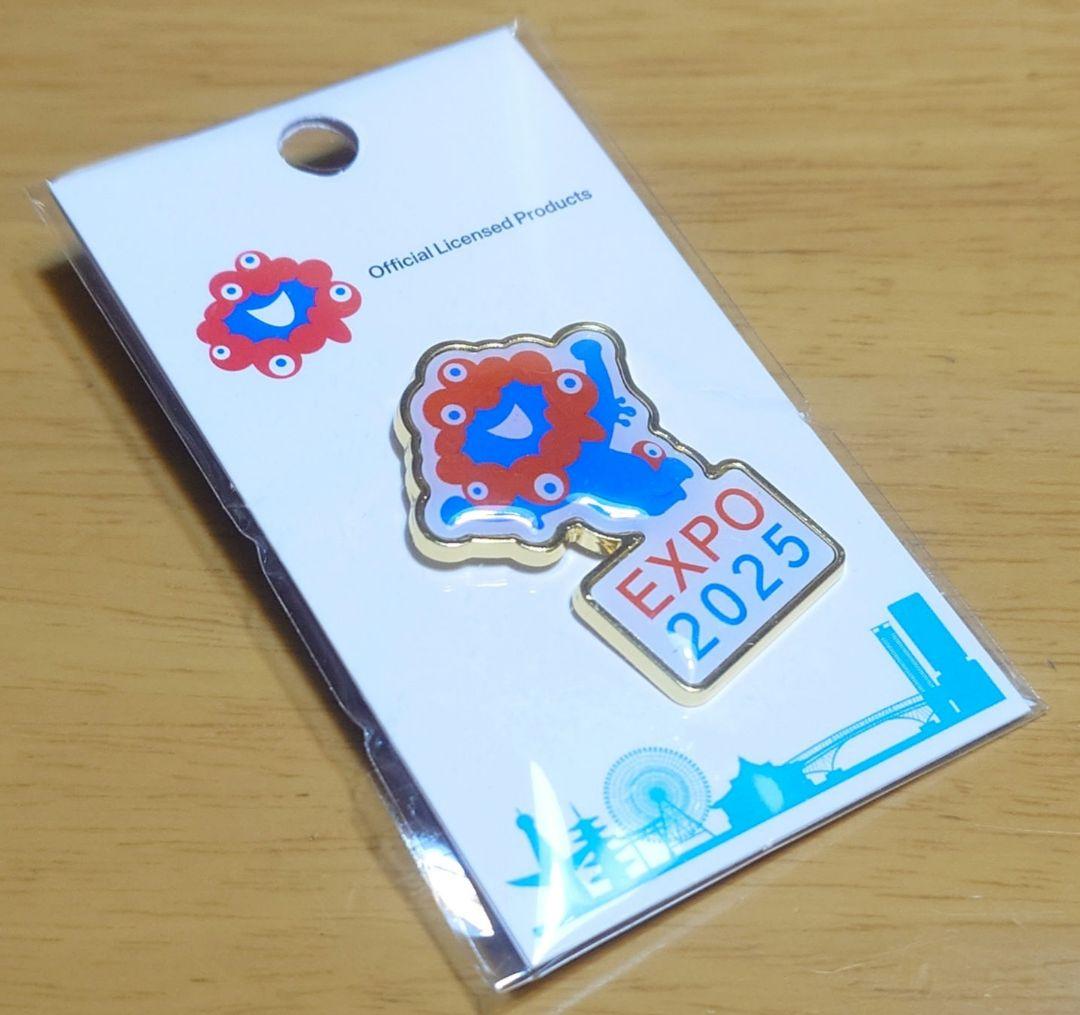 大阪関西万博EXPO2025 ミャクミャクプレートピンバッジ飛び 新品未使用品