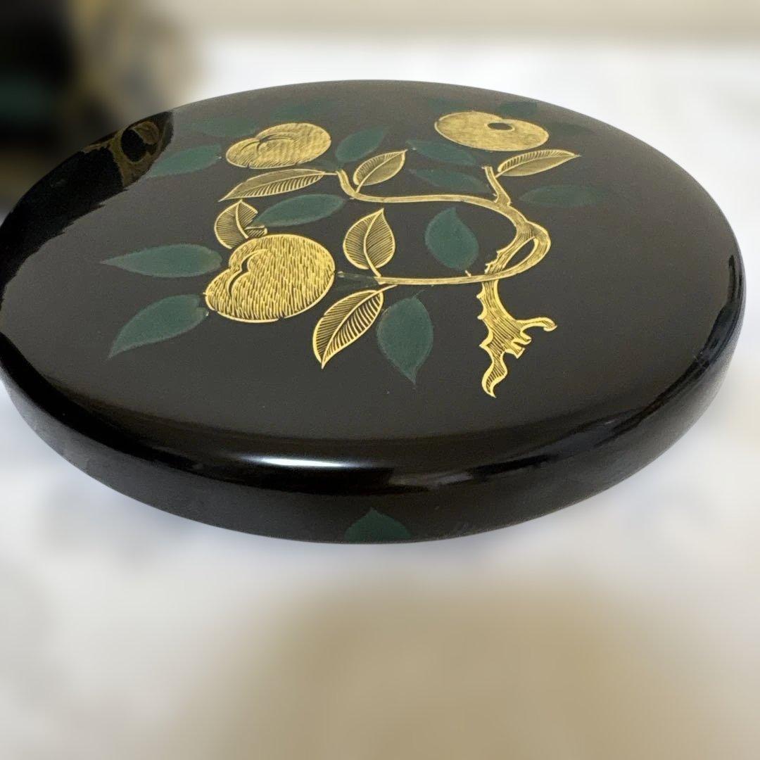 アソベ光石謹製　沈金橘花　丸重　未使用