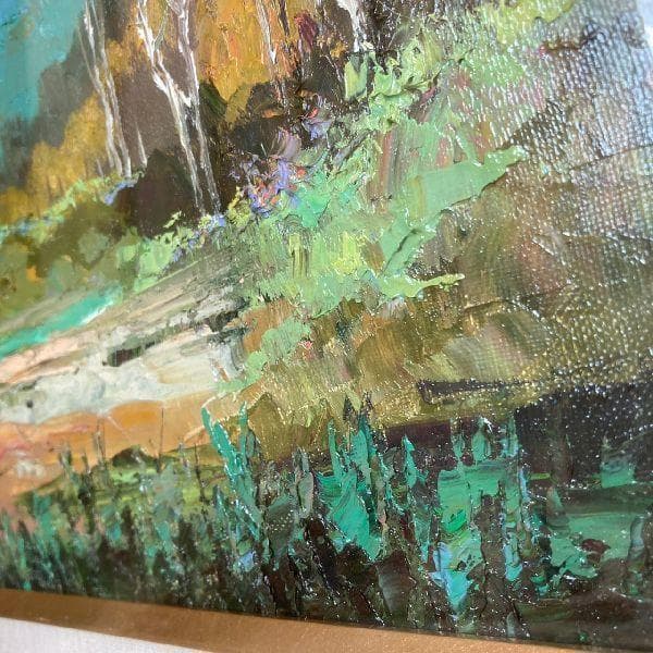 太田孝 画伯 作*御岳*肉筆 油彩画 F6号 直筆サイン入り*額装*美術*芸術