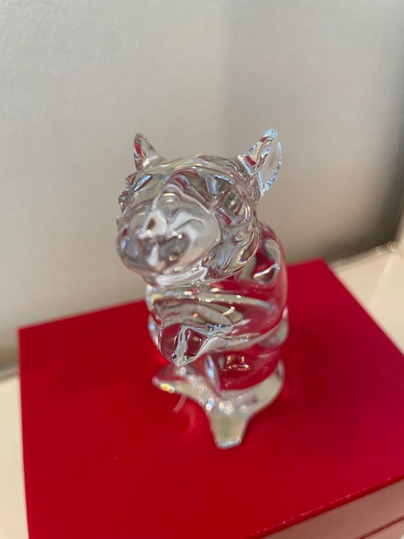 (美品)Baccarat バカラ 干支2020年 ねずみ クリスタル
