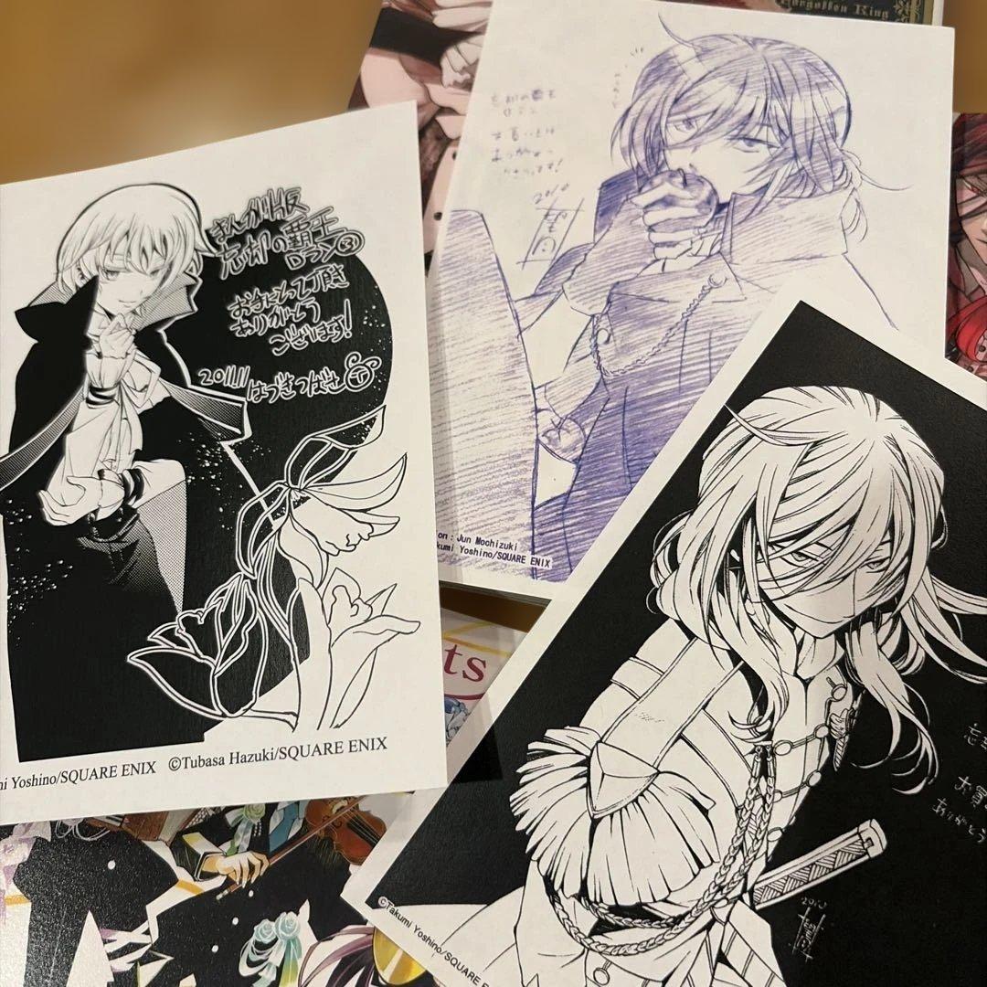 パンドラハーツ　ロラン　イラストカード　特典ペーパー　フェアカード　望月淳