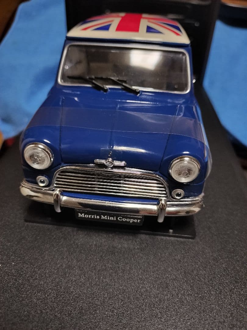 京商1/18　モーリスミニクーパー　1275S　ユニオンジャックルーフ
