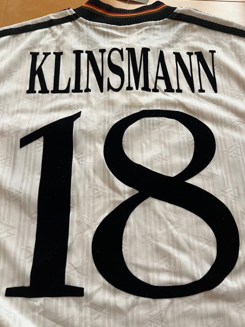 激レア！【未使用】アディダス クリンスマン #18 ドイツ ユーロ 1996