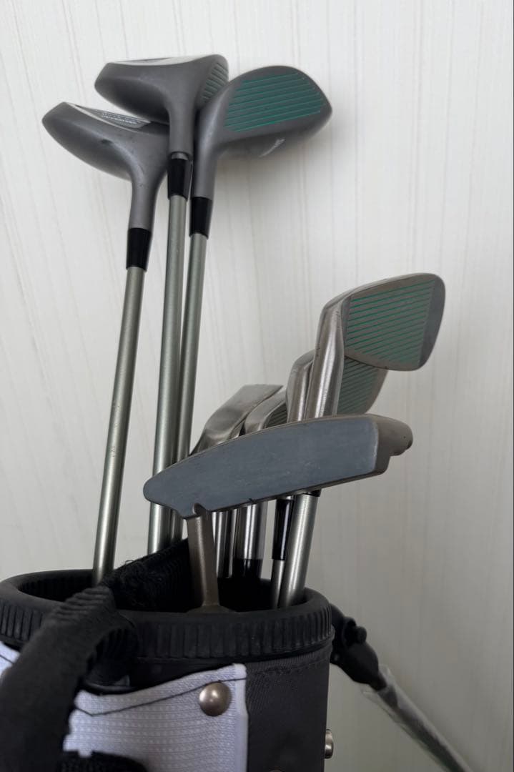 SPALDING　キッズ　ジュニア　レディース　初心者　8本セット　バック