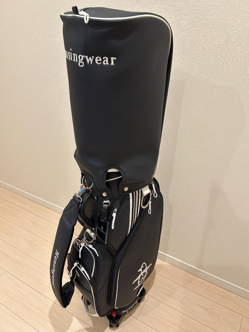 Munsingwear キャスター付き キャディバッグ ネイビー