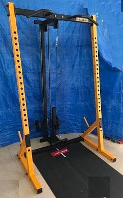 パワーテック社ハーフラック(WB-HR16)専用　ラットロー 奥柱・プレート式