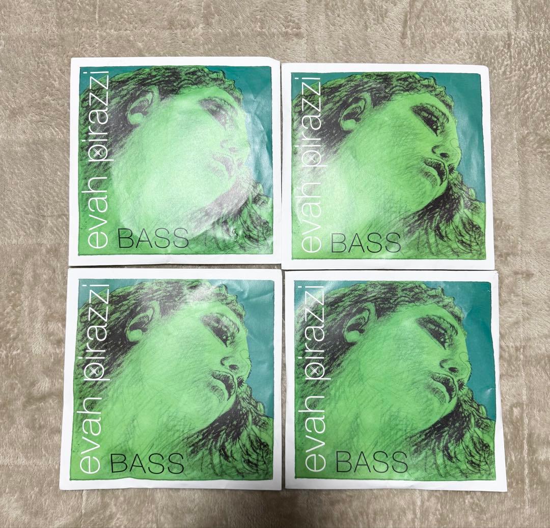 コントラバス弦4本セットmedium ゲージ EVAH PIRAZZI EADG