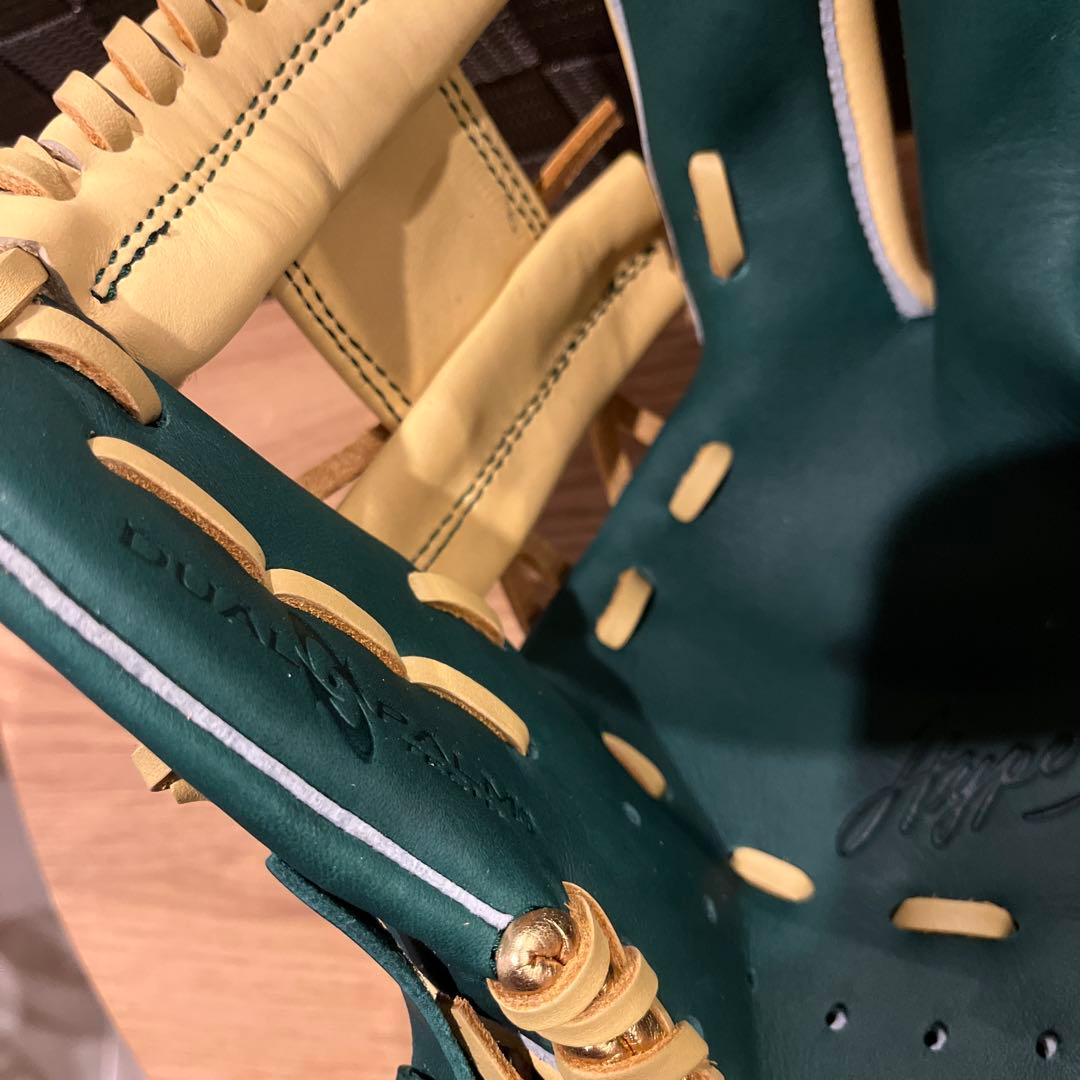 新品値下げ中軟式少年用ローリングスJr.ハイパーテック ダークグリーン/キャメル