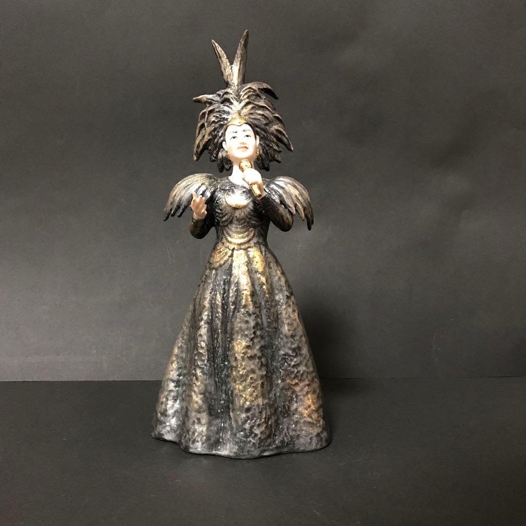 【希少品】未発売/試作品　美空ひばり　91年製　不死鳥フィギュリン　置物