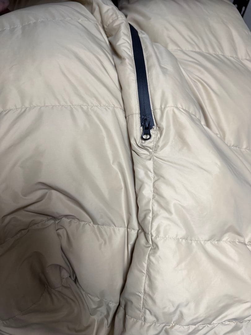 も*か様 プレミアムダウンシュラフ ベージュ -15℃対応　フランネル付き