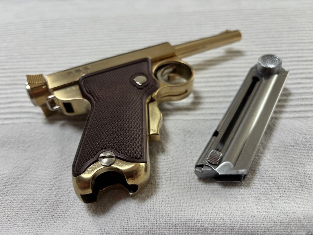 美中古 モデルガン マルシン 南部式小型自動拳銃 御賜 ベビーナンブ 動作確認済