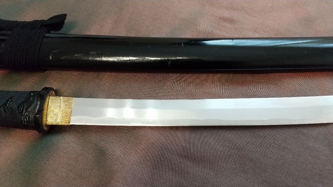 【小柄櫃あり】軽量アルミ刀身 模造刀 模擬刀 喰出鍔 模擬刀 sword 舞踊刀