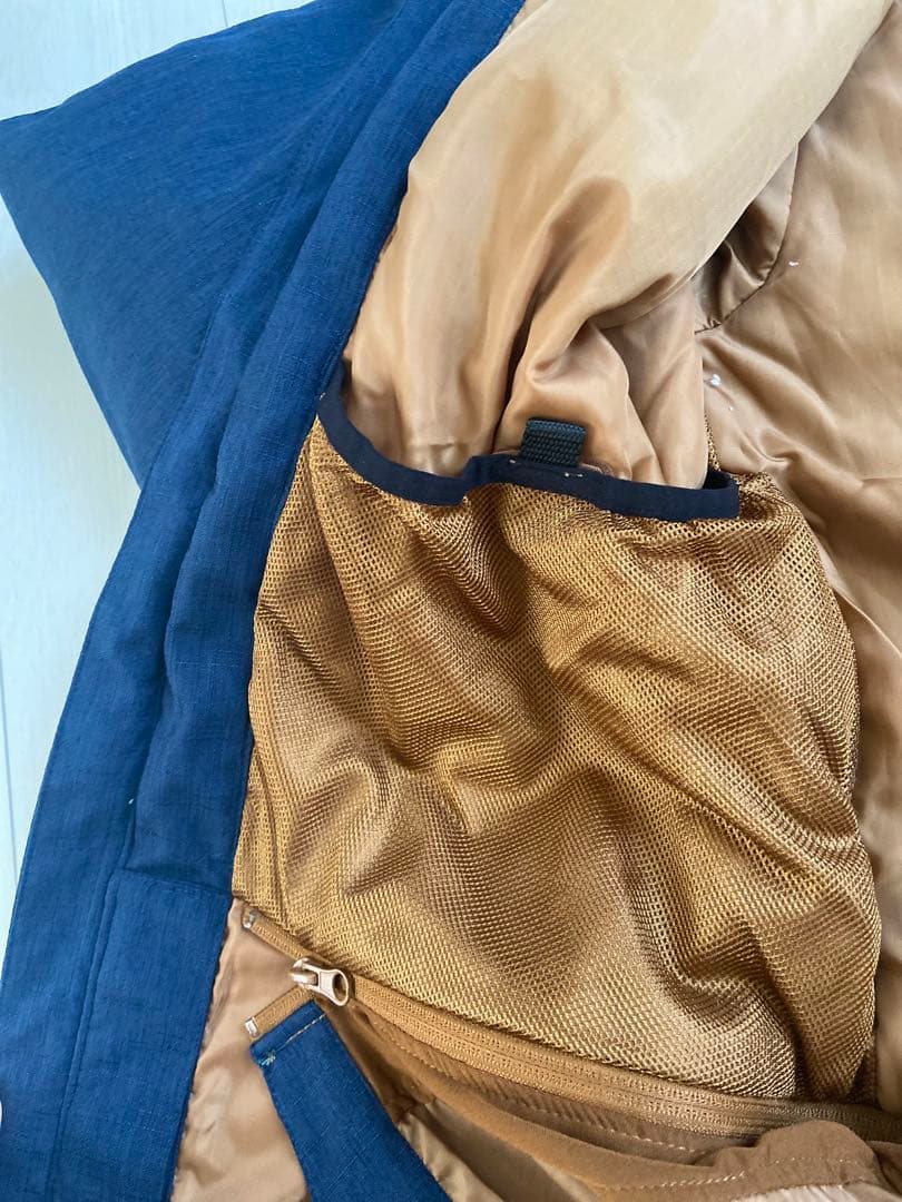 DC スノーボードウェア ネイビーとブラウン、グローブ付き