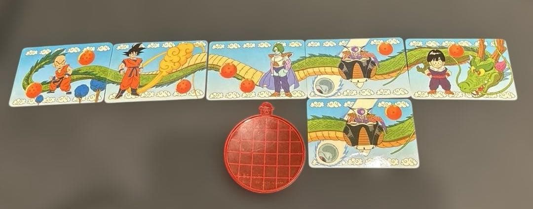 【希少品】ドラゴンボール　グミメイト玩具、カードセット1993年