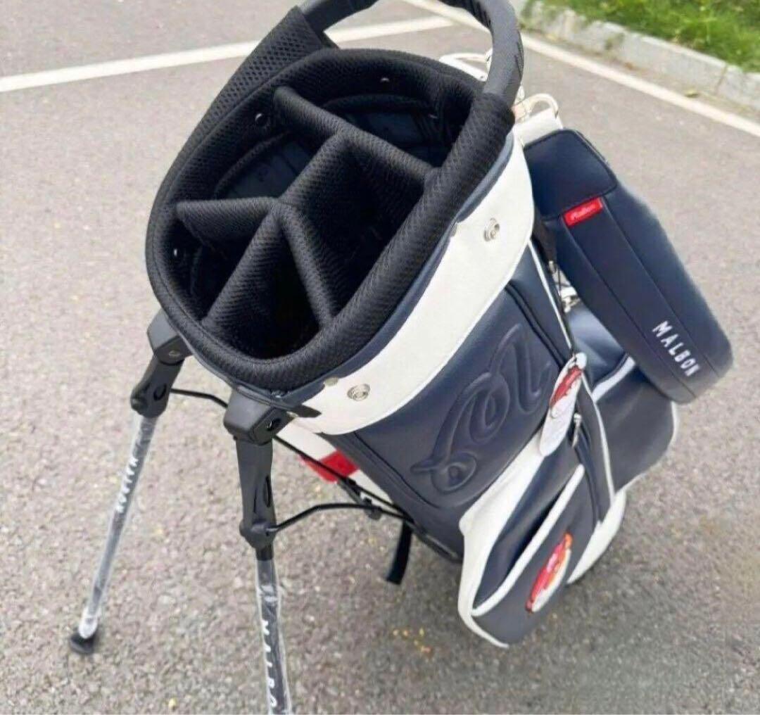 Malbon マルボンゴルフバッグ キャディバッグスタンド式 男女兼用