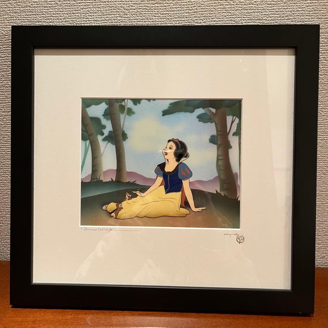 本物　限定　250枚　白雪姫　生セル画　ディズニー　アニメーター　美品　絵画