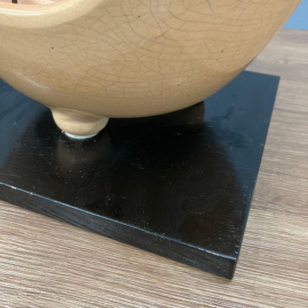 C-4 昭和レトロ 茶道具 野々田商店 電熱式 風炉 100V 400W 陶器製