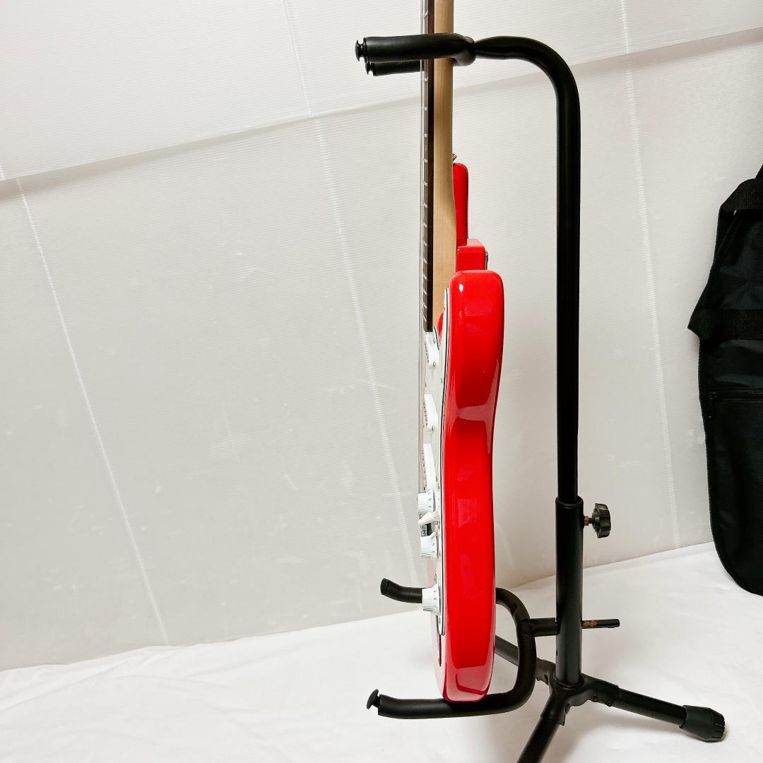 美品 Squier スクワイヤー ストラトキャスター 赤 ヴァーミリオンレッド