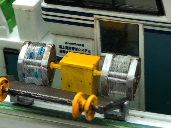 アオシマ イカ釣り漁船完成品 マグロ漁船に変更